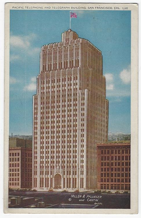 Image for PACIFIC TELEPHONE AND TELEGRAPH BUILDING, SAN FRANCISCO, CALIFORNIA