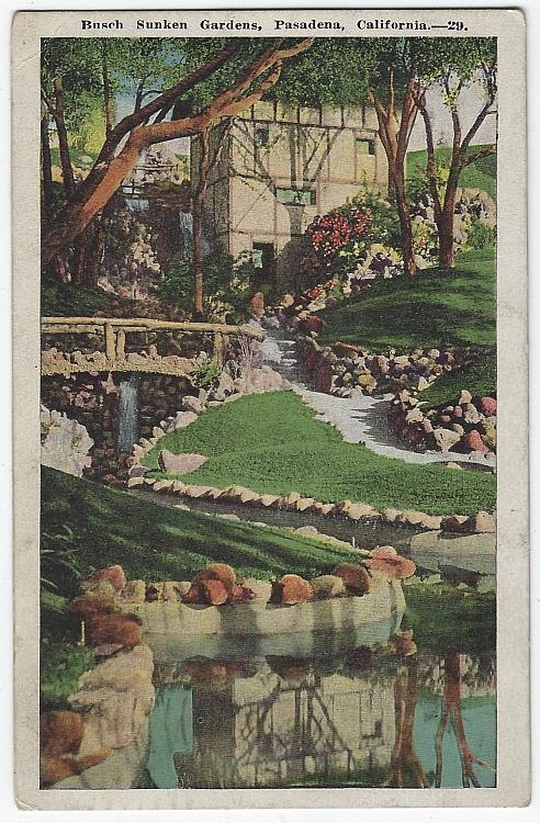 Image for BUSCH SUNKEN GARDENS, PASADENA, CALIFORNIA