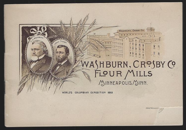 Image for WASHBURN, CROSBY CO., FLOUR MILLS WORLD'S COLUMBIAN EXPOSITION ADVERTISING BOOKLET