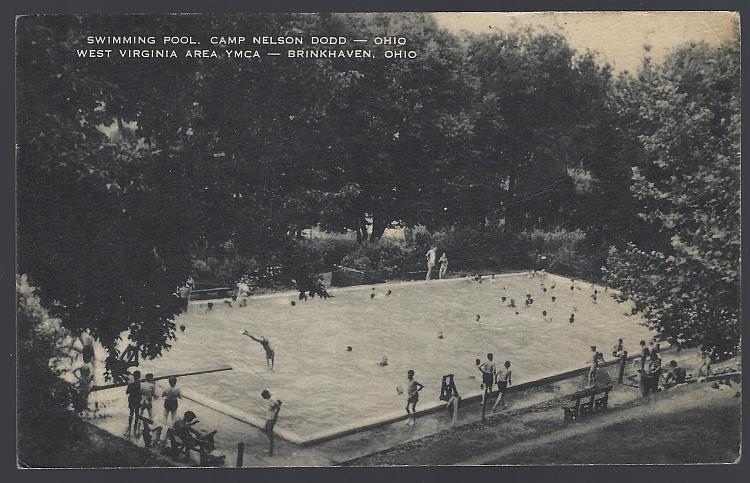 Image for SWIMMING POOL, CAMP NELSON DODD, OHIO WEST VIRGINIA AREA YMCA BRINKHAVEN, OHIO