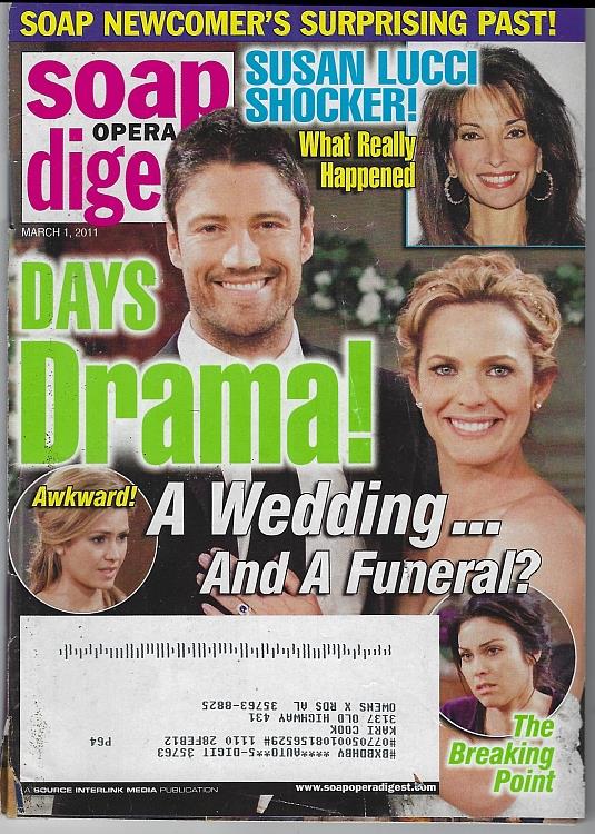 Image for SOAP OPERA DIGEST MARCH 1, 2011