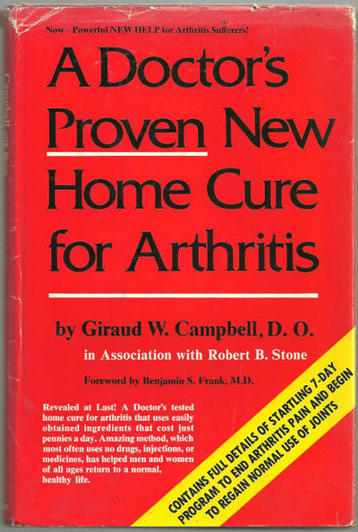 Image for DOCTOR'S PROVEN NEW HOME CURE FOR ARTHRITIS