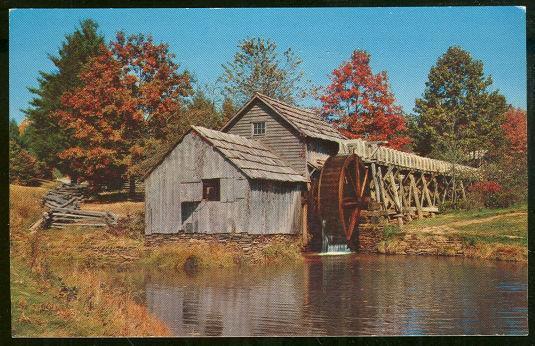 Image for AUTUMN SCENE SHOWING MABRY MILL ON THE BLUE RIDGE PARKWAY