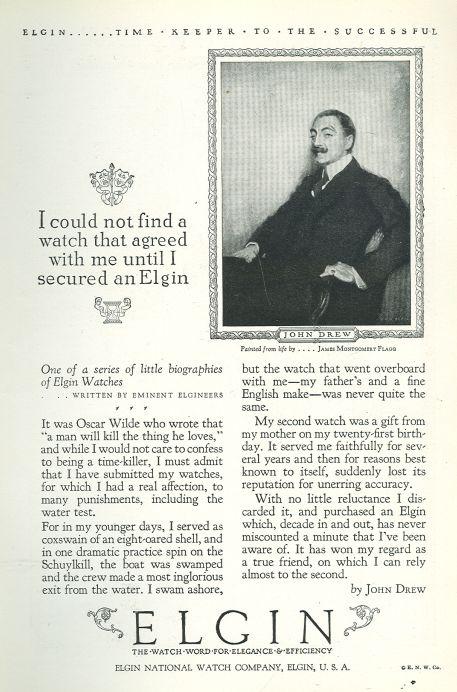 Image for 1925 NATIONAL GEOGRAPHIC ELGIN NATIONAL WATCH COMPANY SUPREME MAGAZINE ADVERTISEMENT