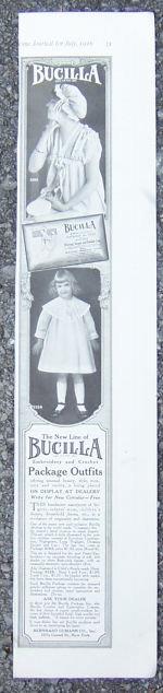 Image for 1916 LADIES HOME JOURNAL BUCILLA NEEDLEWORK PRODUCTS MAGAZINE ADVERTISEMENT