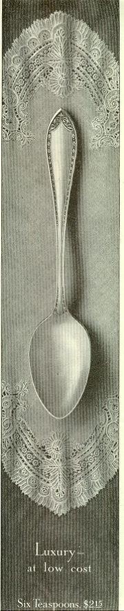 Image for 1916 LADIES HOME JOURNAL COMMUNITY SILVER MAGAZINE ADVERTISEMENT