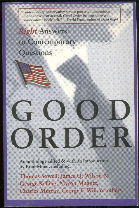 Image for GOOD ORDER Right Answers to Contemporary Questions